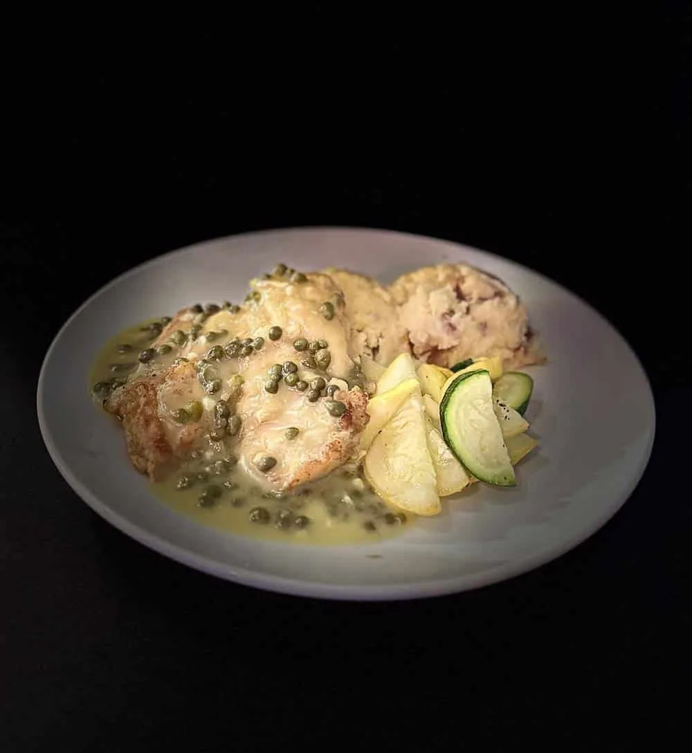 Grouper Piccata at Hurricane Hanks