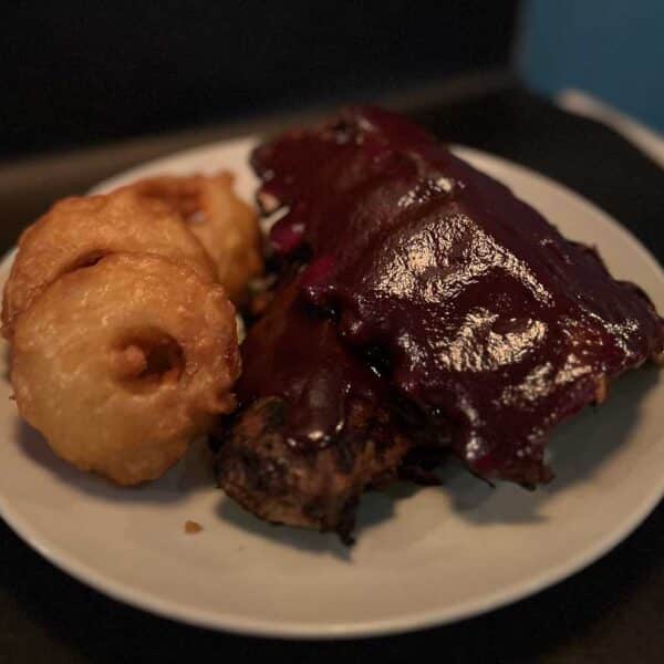 Bar-B-Q Pork Ribs on ami Full Rack