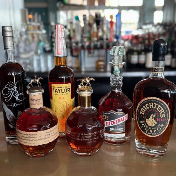 Best bourbon menu on Anna Maria Hurricane Hanks