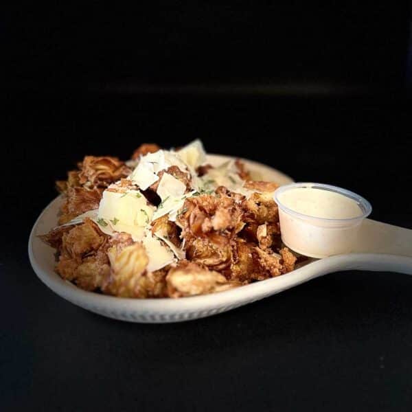 Fried Artichoke appetizer Anna Maria hurricane hanks