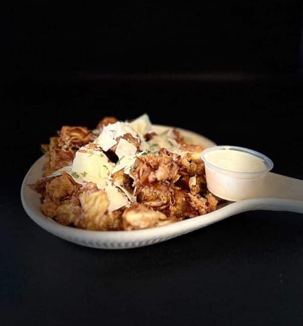 Fried Artichoke appetizer Anna Maria hurricane hanks