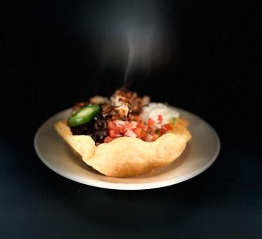 Taco Salads on Anna Maria hurricane hanks Taco Salad